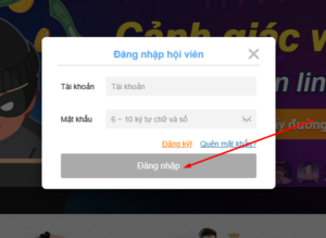 Anh em gửi lệnh đăng nhập